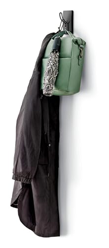 Command X-Large Matte Black Triple Hook, Damage Free Hanging Wall Hooks for Living Spaces, No Tools Required, 1 Hook 3 S